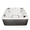 Luxury whirlpool outdoor hot tub with fountains